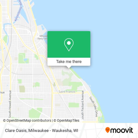 Mapa de Clare Oasis