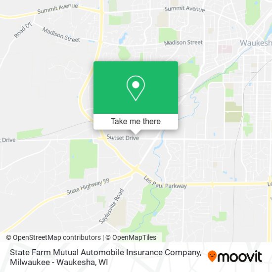 State Farm Mutual Automobile Insurance Company map