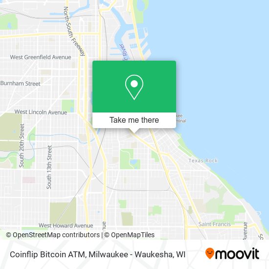 Coinflip Bitcoin ATM map