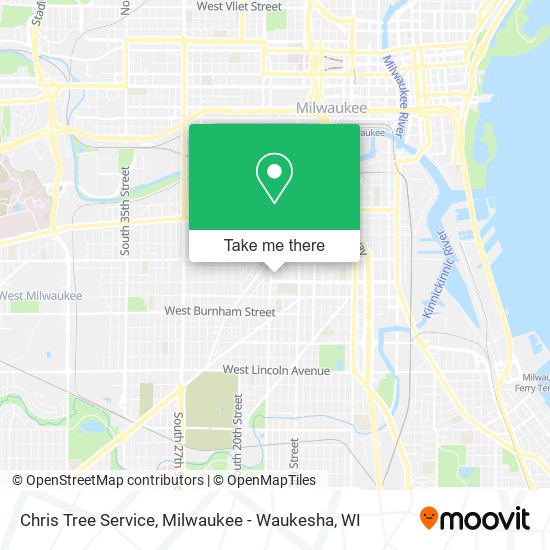 Chris Tree Service map