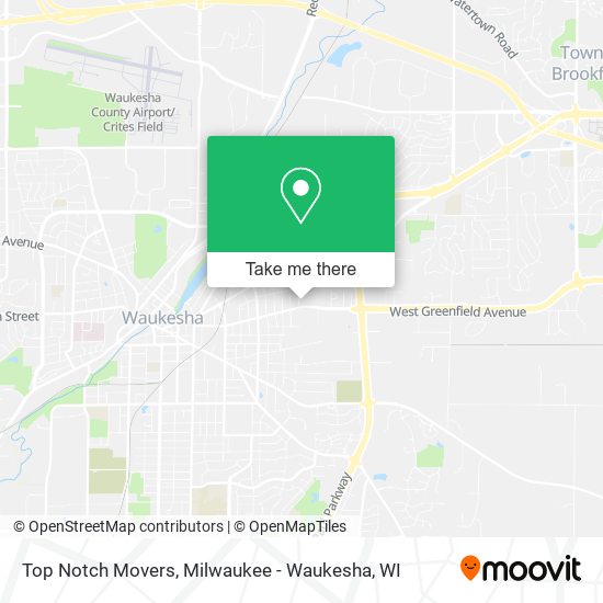 Top Notch Movers map