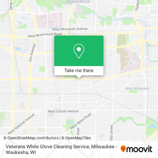 Veterans White Glove Cleaning Service map