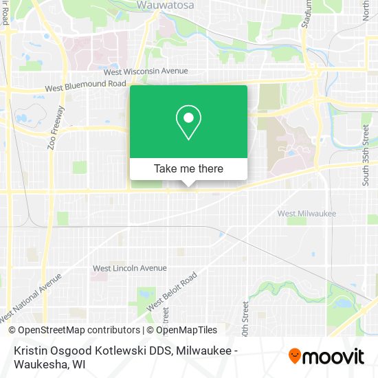 Kristin Osgood Kotlewski DDS map