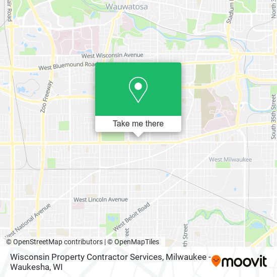 Mapa de Wisconsin Property Contractor Services