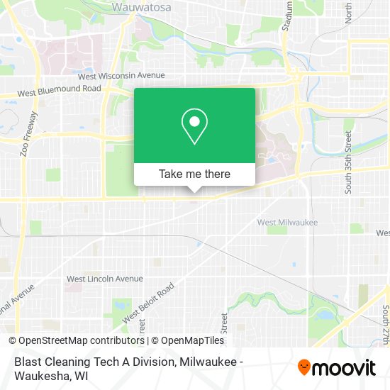 Mapa de Blast Cleaning Tech A Division