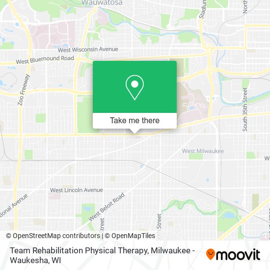 Mapa de Team Rehabilitation Physical Therapy