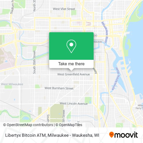 Mapa de Libertyx Bitcoin ATM