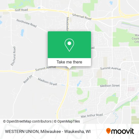 WESTERN UNION map