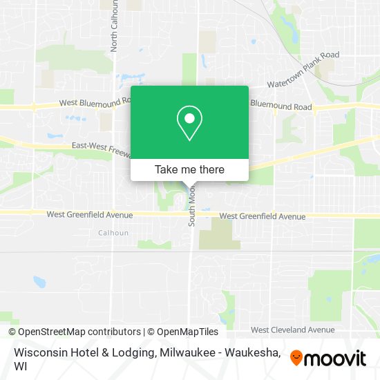 Mapa de Wisconsin Hotel & Lodging