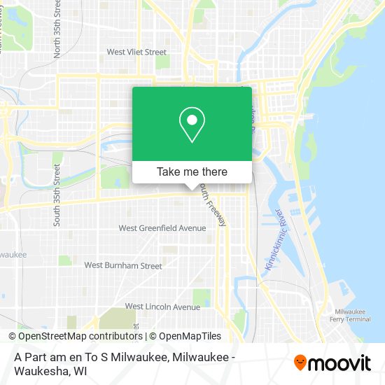 Mapa de A Part am en To S Milwaukee