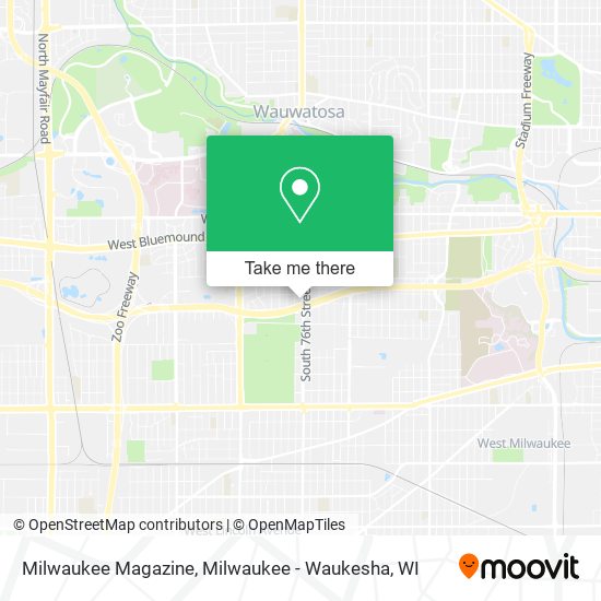 Milwaukee Magazine map
