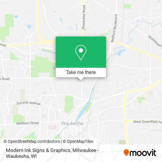 Modern Ink Signs & Graphics map