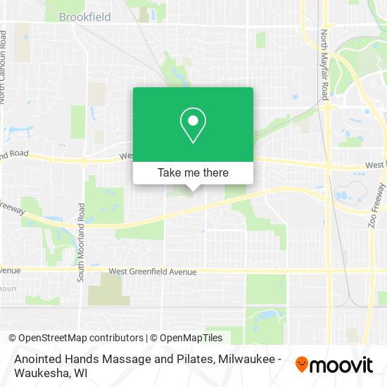 Anointed Hands Massage and Pilates map