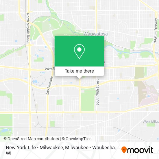 New York Life - Milwaukee map
