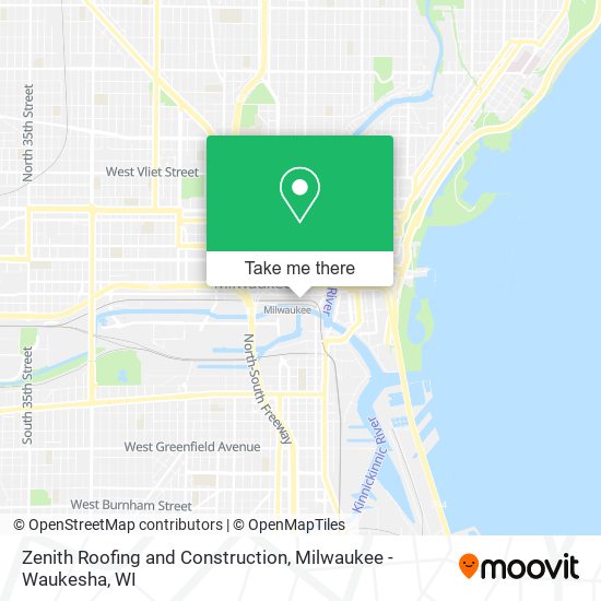 Zenith Roofing and Construction map