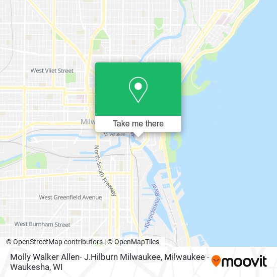 Mapa de Molly Walker Allen- J.Hilburn Milwaukee