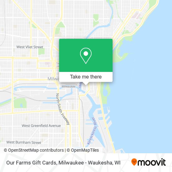 Our Farms Gift Cards map