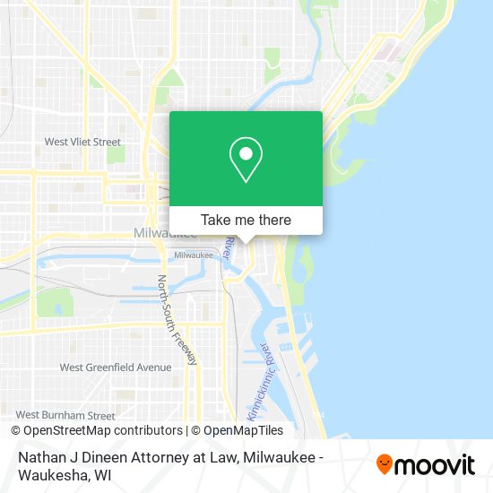Mapa de Nathan J Dineen Attorney at Law