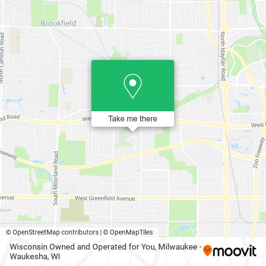 Wisconsin Owned and Operated for You map