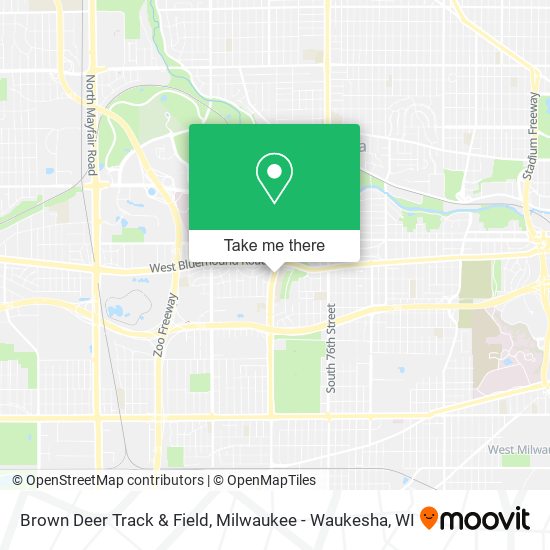 Mapa de Brown Deer Track & Field