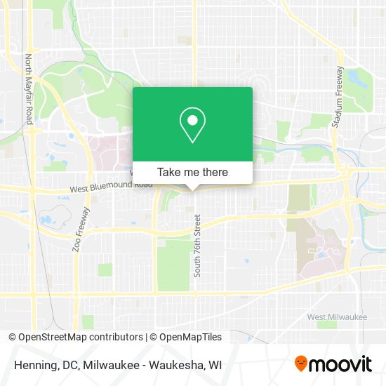 Henning, DC map