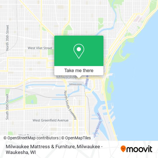 Mapa de Milwaukee Mattress & Furniture
