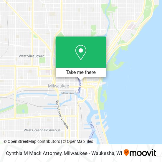 Cynthia M Mack Attorney map