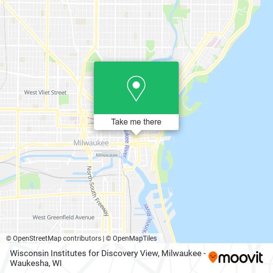 Mapa de Wisconsin Institutes for Discovery View