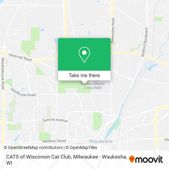 CATS of Wisconsin Cat Club map