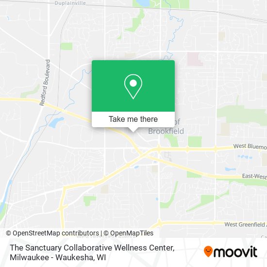 The Sanctuary Collaborative Wellness Center map