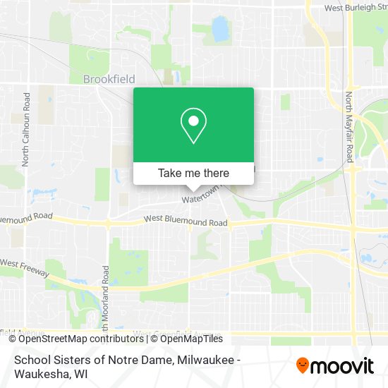 School Sisters of Notre Dame map