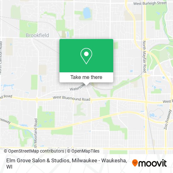 Mapa de Elm Grove Salon & Studios