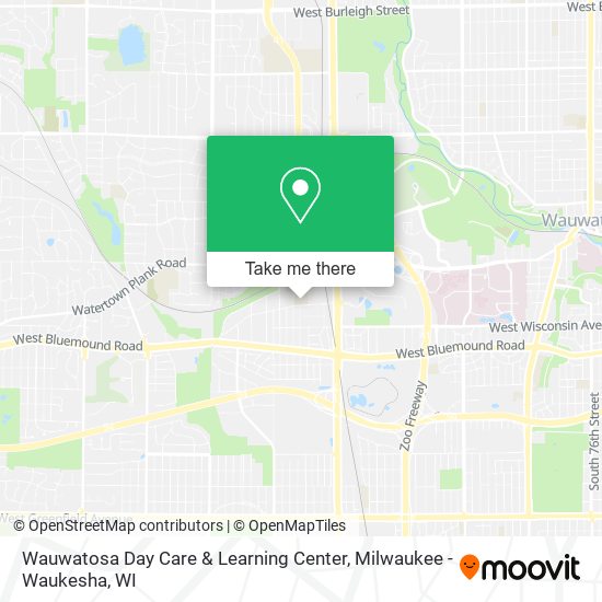 Mapa de Wauwatosa Day Care & Learning Center