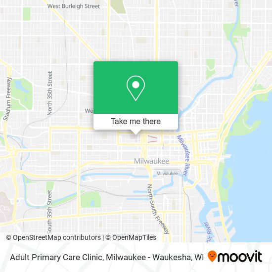 Adult Primary Care Clinic map
