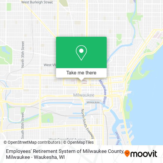 Employees' Retirement System of Milwaukee County map