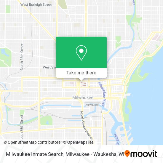 Mapa de Milwaukee Inmate Search