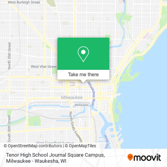 Mapa de Tenor High School Journal Square Campus