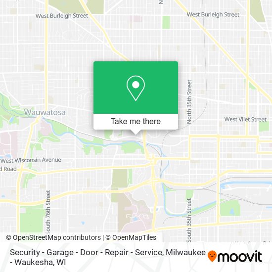 Security - Garage - Door - Repair - Service map
