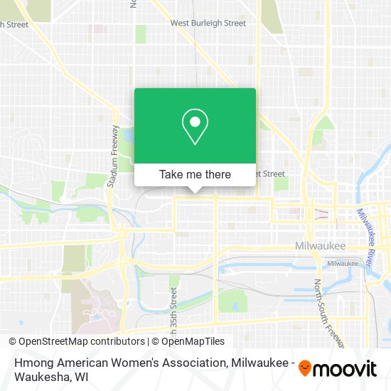 Hmong American Women's Association map