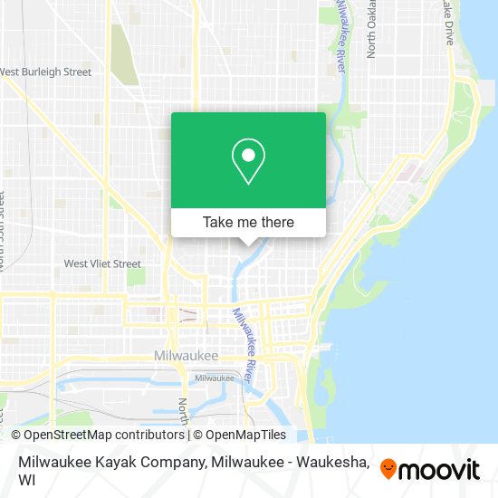 Mapa de Milwaukee Kayak Company
