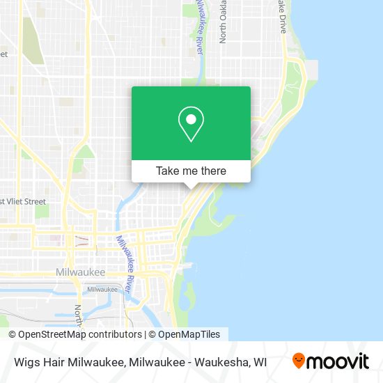 Wigs Hair Milwaukee map