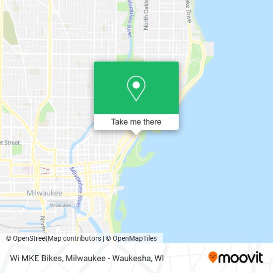 Wi MKE Bikes map