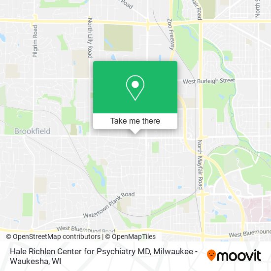 Hale Richlen Center for Psychiatry MD map