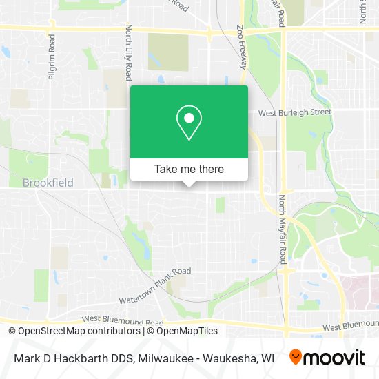 Mapa de Mark D Hackbarth DDS
