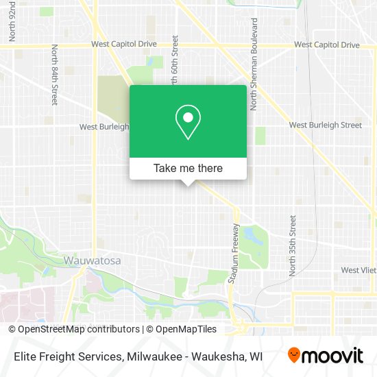 Elite Freight Services map