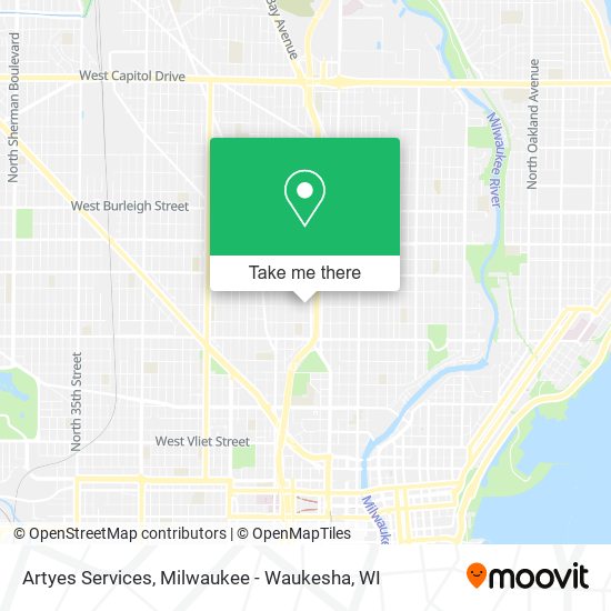 Artyes Services map