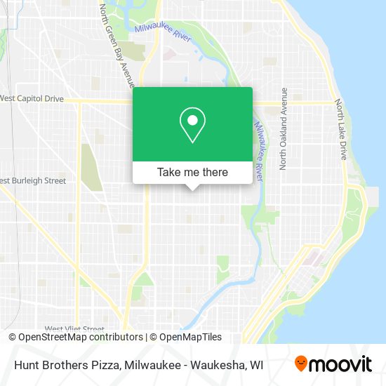 Mapa de Hunt Brothers Pizza