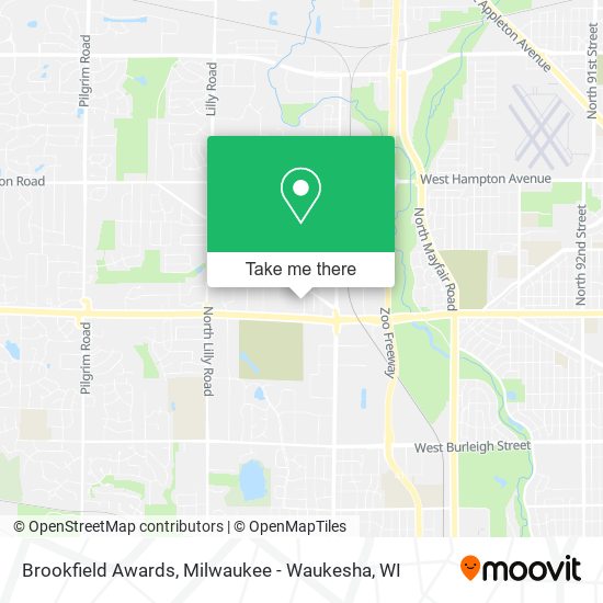 Brookfield Awards map