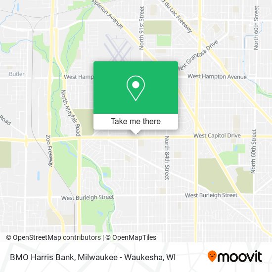 BMO Harris Bank map