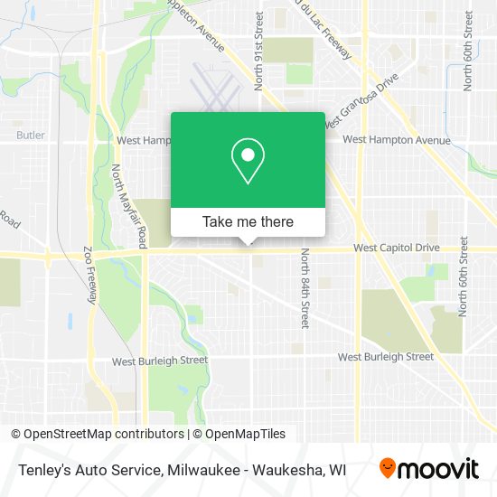 Mapa de Tenley's Auto Service